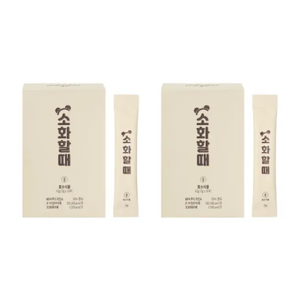 소화할때 고역가 발효효소 14p, 3g, 2세트
