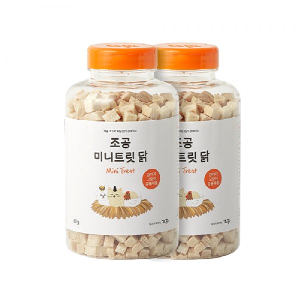 조공 미니트릿 반려동물 간식 80g, 닭, 2개