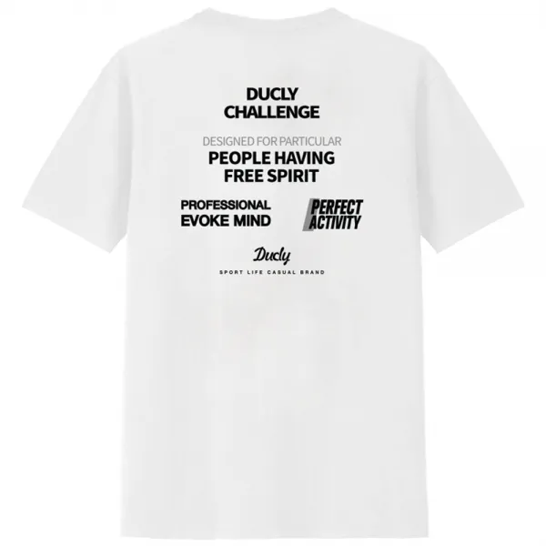 듀클라이 남성용 빅사이즈 반팔 티셔츠 DU-52