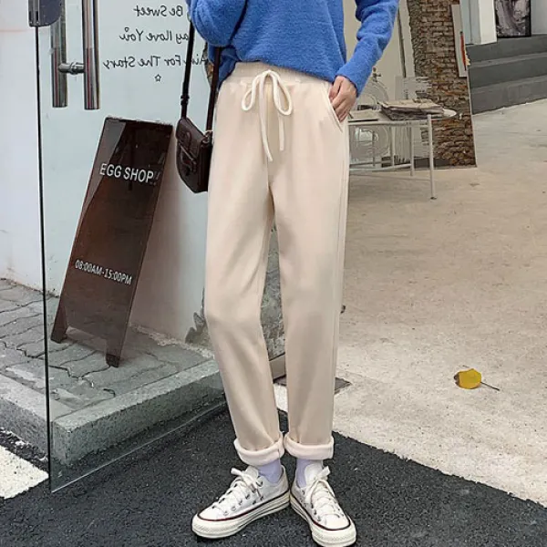 안다로미 여성용 스노우패스 기모 팬츠
