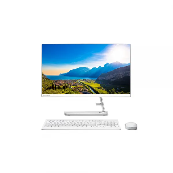 레노버 일체형PC White ideaCentre AIO3-24ALC6 R5 (라이젠5-5500U WIN미포함 60.45cm RAM 8GB SSD 256GB), 기본형