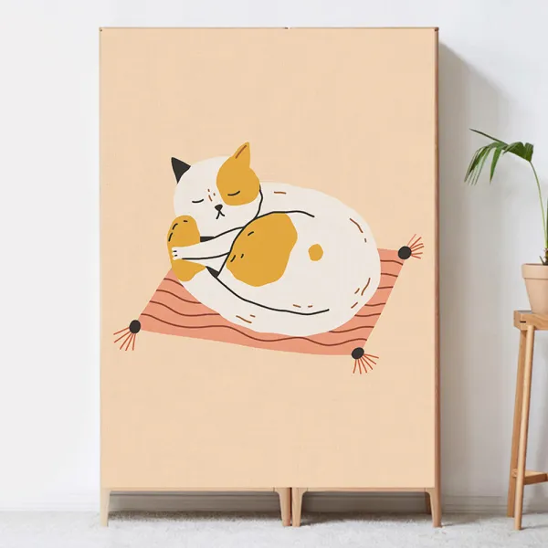 아티홈 데일리 캣 벨크로 칸막이 커튼