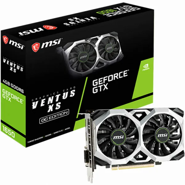 MSI 지포스 GTX 1650 벤투스 S 그래픽카드 4GB, 단일상품