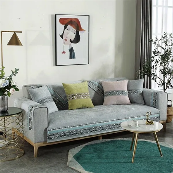 간단하게 분위기 전환 소파 커버 시즌 2 곡선그레이