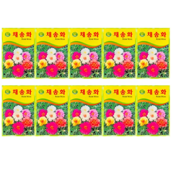 중앙꽃씨 채송화, 10개