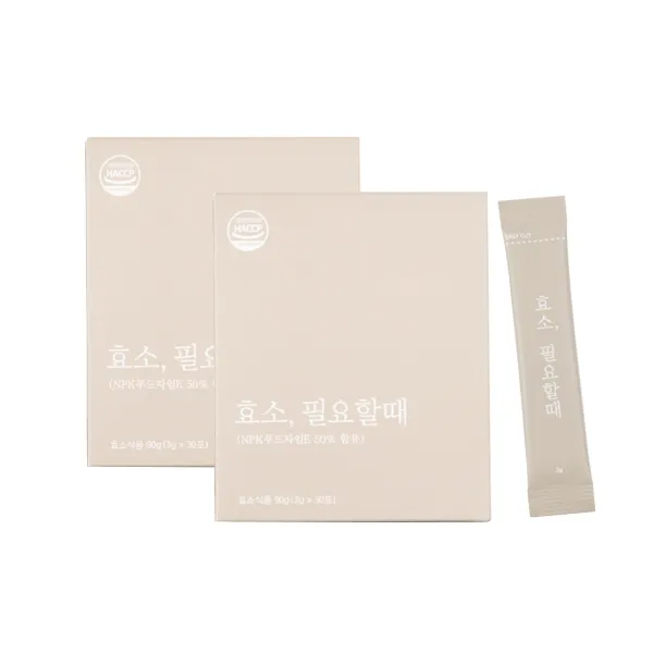 소화,필요할때 고역가 발효효소 30p, 90g, 2개