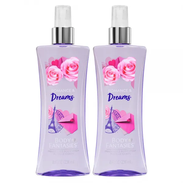 바디판타지 바디 스프레이 로맨스 앤 드림스, 236ml, 2개