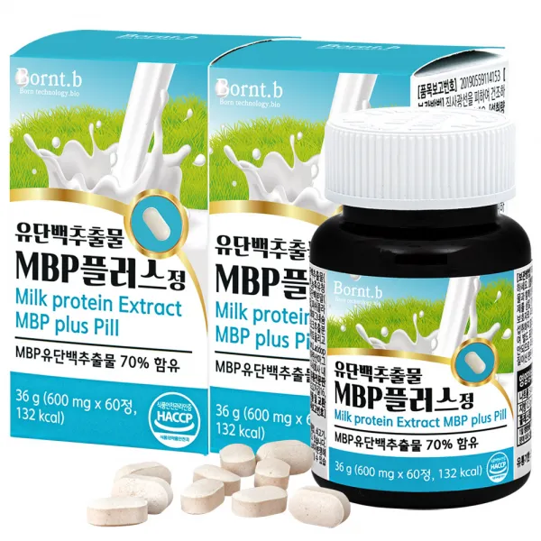본트비 유단백 추출물 MBP플러스정 36g, 60정, 2개