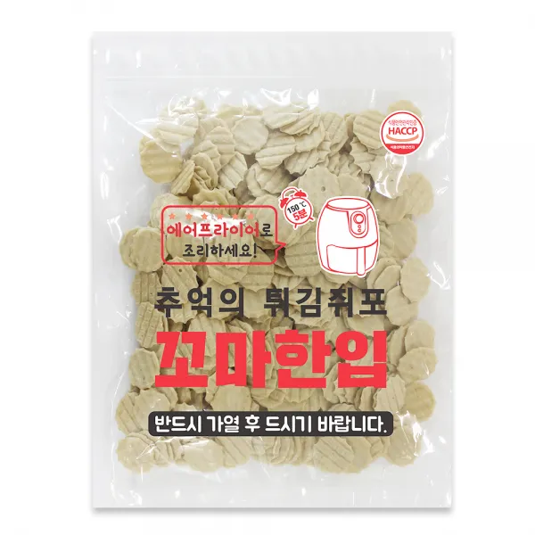 명성식품 추억의 튀김쥐포 꼬마한입 400g 1개