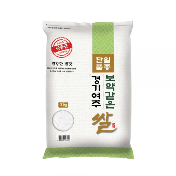 대한농산 2021 햅쌀 보약같은 경기여주쌀, 1개, 3kg(상등급)