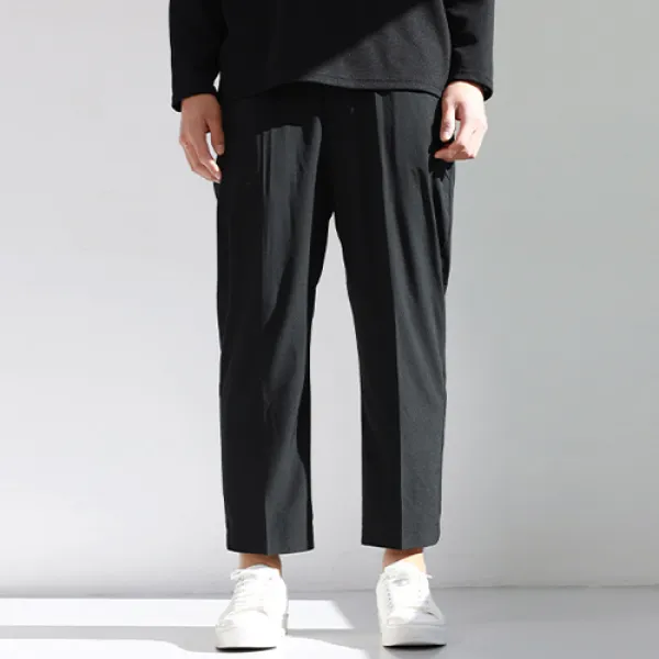 빅사이즈클럽 Jin 쿨링 스판 밴딩 슬랙스 정장바지