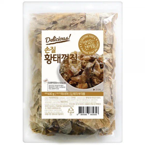 해맑은푸드 손질 황태껍질 400g 1개