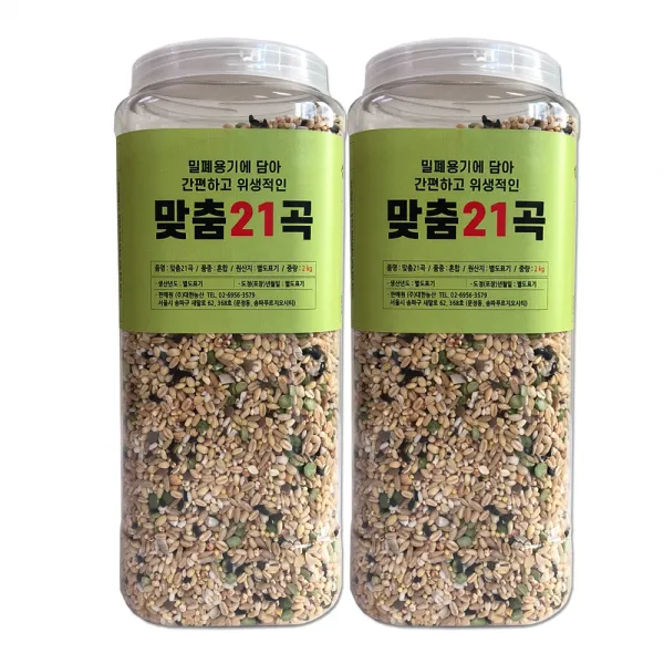 대한농산 통에담은 맞춤21곡, 2kg, 2개