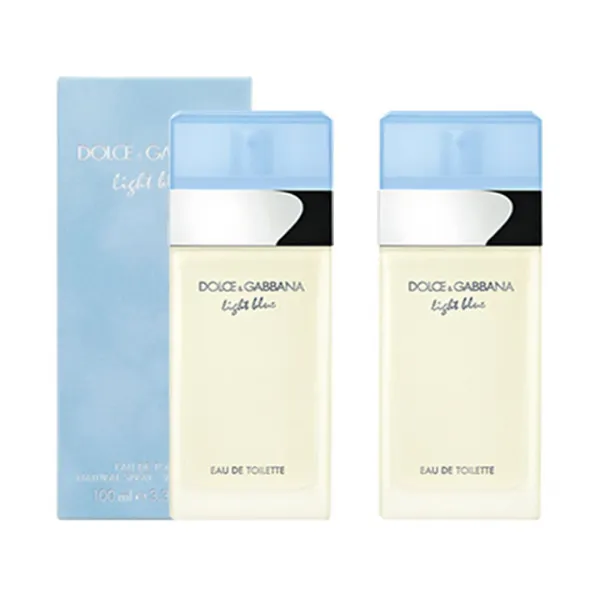 돌체앤가바나 라이트 블루 EDT 100ml +100ml 세트, 1세트