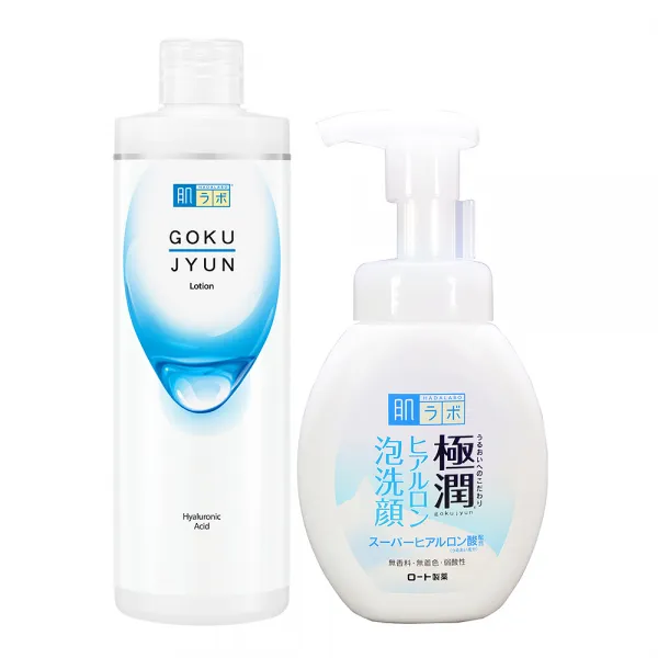 하다라보 NEW 고쿠쥰 로션 500ml + 고쿠쥰 포밍워시 160ml, 1세트