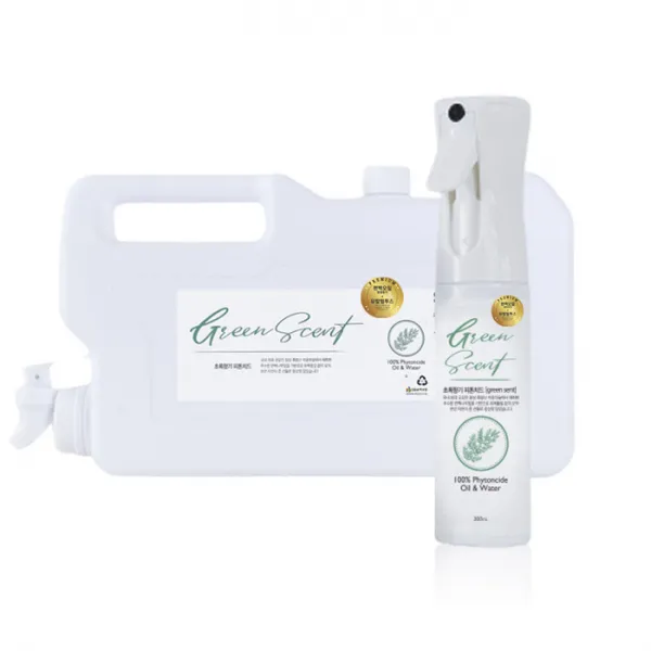 초록향기 프리미엄 피톤치드 탈취제 300ml + 4L, 1세트