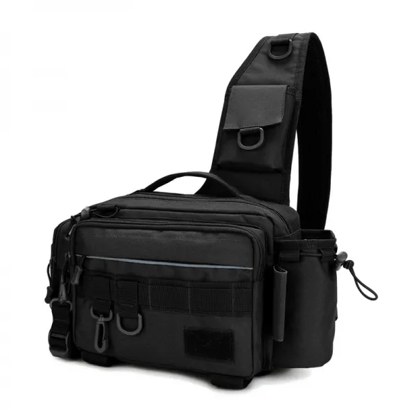 BAGnBAGs 다용도 낚시 슬링백 LF-8816, 블랙