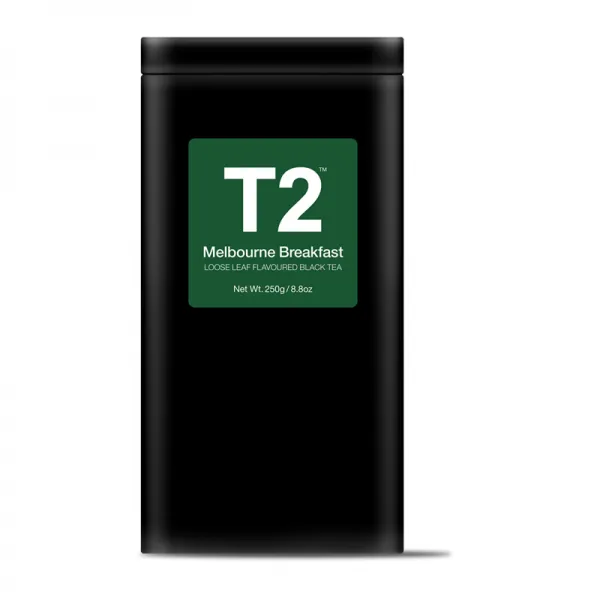 T2 멜버른블랙퍼스트 틴 루즈리프, 250g, 1개