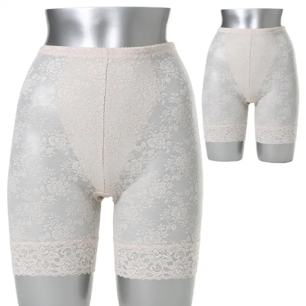 캐리루시 망사레이스 파워보정 사각 5부 거들 2p