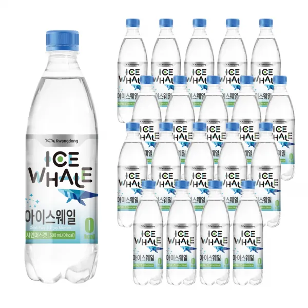 광동 아이스웨일 탄산음료 샤인머스캣, 20개, 500ml