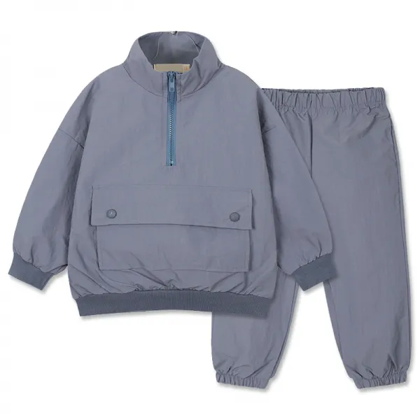 데이데이 아동용 캥거루 아노락 반집업 상하 바지세트