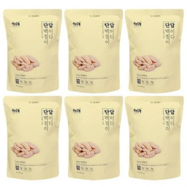 자연공유 단백질이 답이다 과자 오리지널 50g 6개