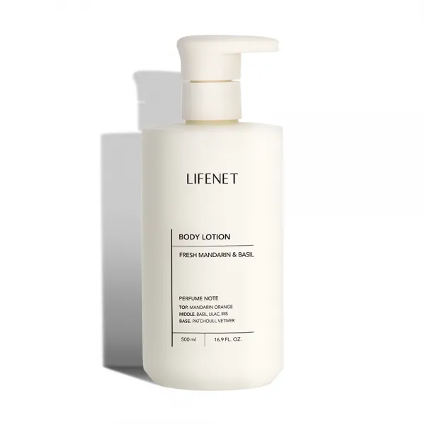 라이프넷 바디로션 프레쉬 만다린 앤 바질, 500ml, 1개