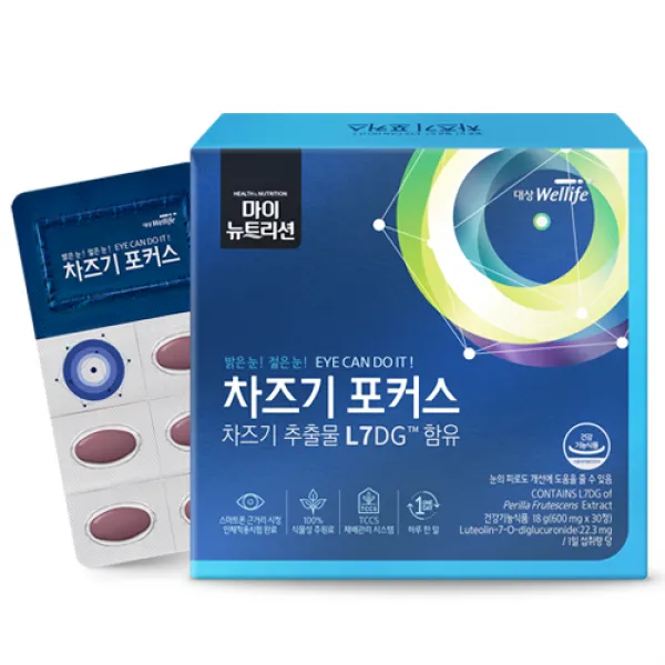대상웰라이프 마이뉴트리션 차즈기 포커스 18g, 30정, 1개