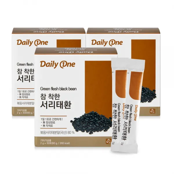 데일리원 참 착한 서리태환, 3개, 30포