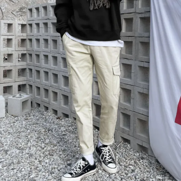 맨타임 남성용 PPB 데일리 카고 밴딩기본팬츠