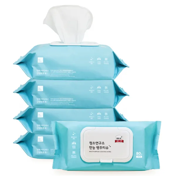 청소연구소 만능 행주티슈, 5팩
