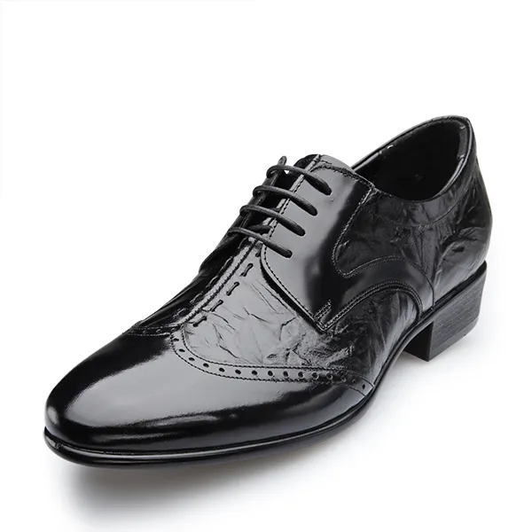 보닌 천연소가죽 링클 콤비 센터 스티치 300mm 가능 빅사이즈 구두