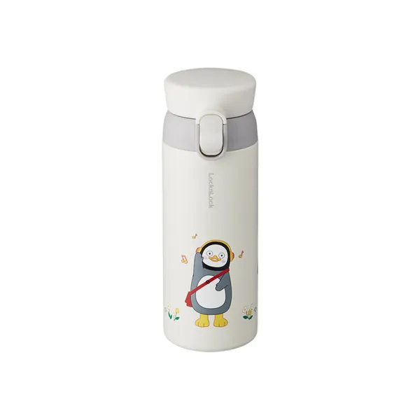 락앤락 펭수 워너비 원터치 텀블러 LHC3239IVYPS, IVORY, 350ml