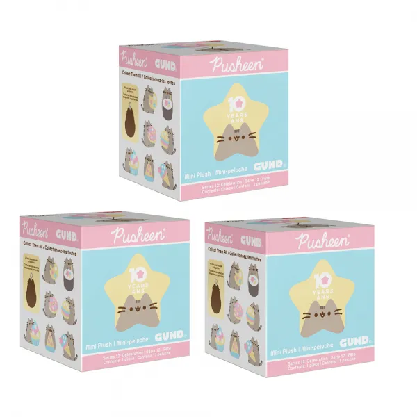 매직캐슬 푸쉰고양이 스낵 블라인드박스 3p, 랜덤색상, 7cm
