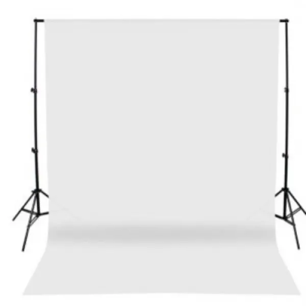 정수생활건강 크로마키 배경천 고급형 흰색 1.5 X 3 M