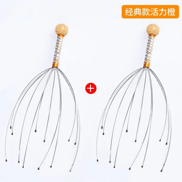 바하마스드림즈 안마기 멀티 대만 항공 두부 빗 두기 골이 다섯 손가락이다 마사지 조과오조 클래식 타입 활력 오렌지색