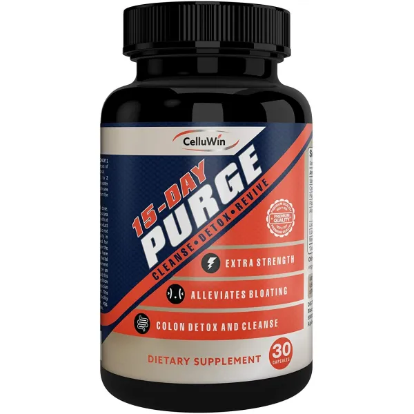 celluwin 급속한 대장 씻다 디톡스 **purge 를 로 10 lbs 의 폐기물 up** 맥스. 힘 & 자연 - 15 날들 변비 가스 더부룩함 구호 되살리다 에너지