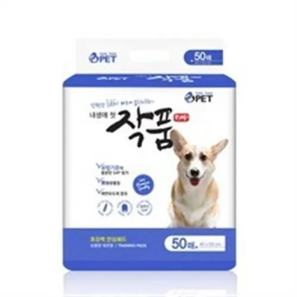 강아지 작품패드 블루 33g x 50p, 2개