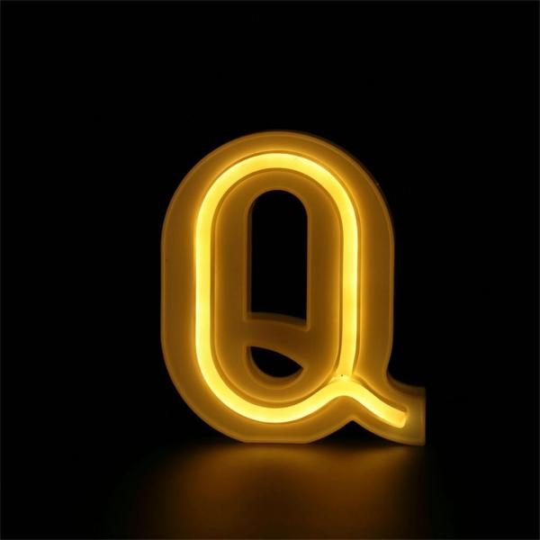 가정용 조명 LED USB 편지는 거는 서있는 백색 플라스틱 편지를 불이 켜집니다SSB90604104Q, Q