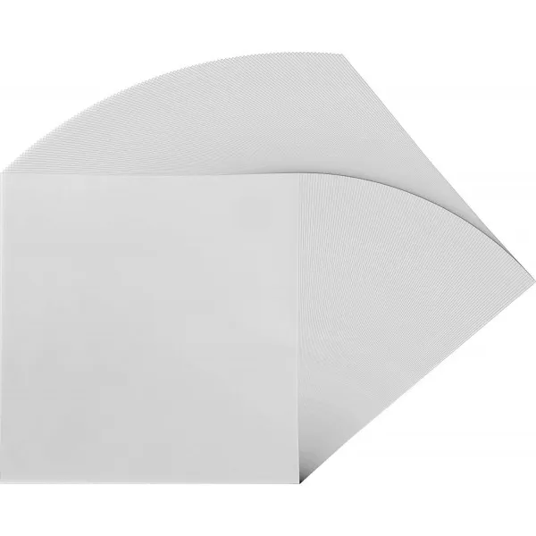 (100) Polypropylene Plastic CD Sleeves - 4-15/16