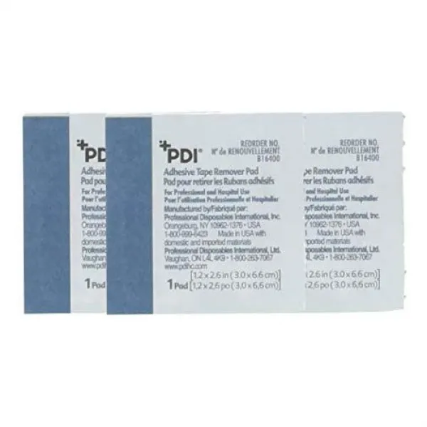 접착제제거제 PYB16400 - Pdi Inc. Adhesive Tape Remover Pad 1-1/4 x 2-3/5, Size = 3 Pack (300 Count)