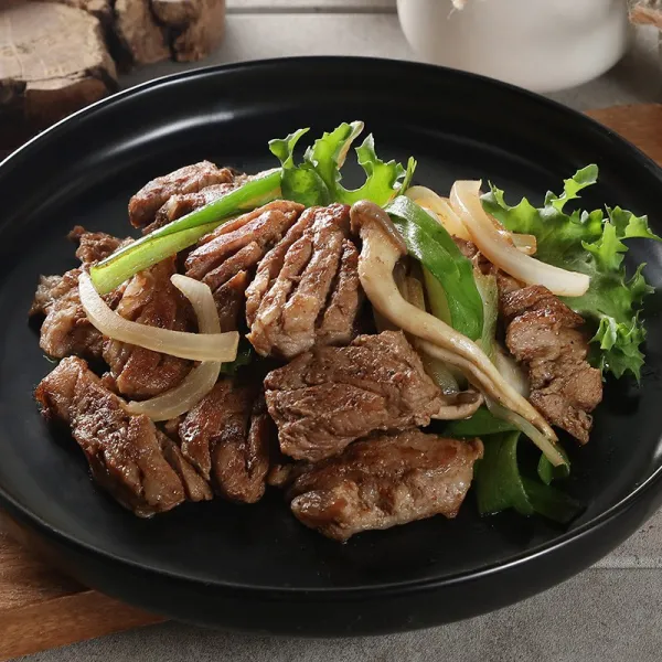 사그담 부산맛집 미트락 쿠킹박스밀키트 한식모음, 야채소불고기 쿠킹박스