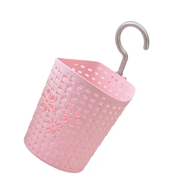 ZCD 욕실 샤워 행거 바구니 공중 목욕탕 선반 부엌 보관함 랙 선반 Hang Organizer