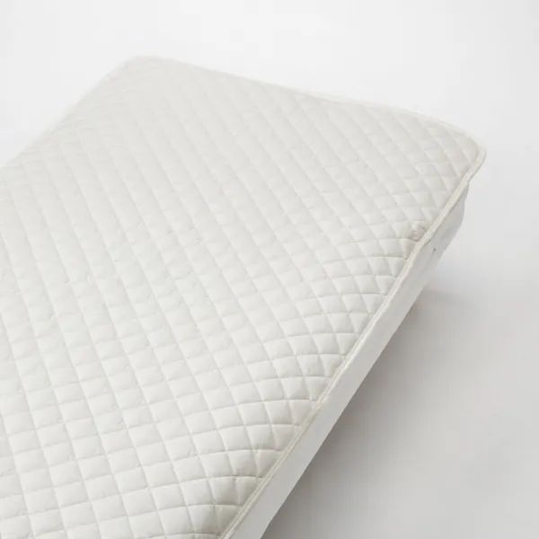무인양품 MUJI 폴리에스터 솜 침대 패드, 화이트