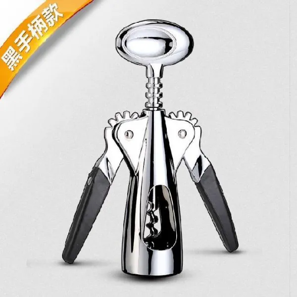 y 더하기 장식 술잔 스틸 유럽식 더블 와인 오프너 스텐 가정용 레드 병 1, 두꺼운 검은손