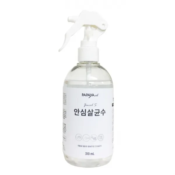 진콜에스 99.9% 살균 친환경 손소독제, 1개, 310ml