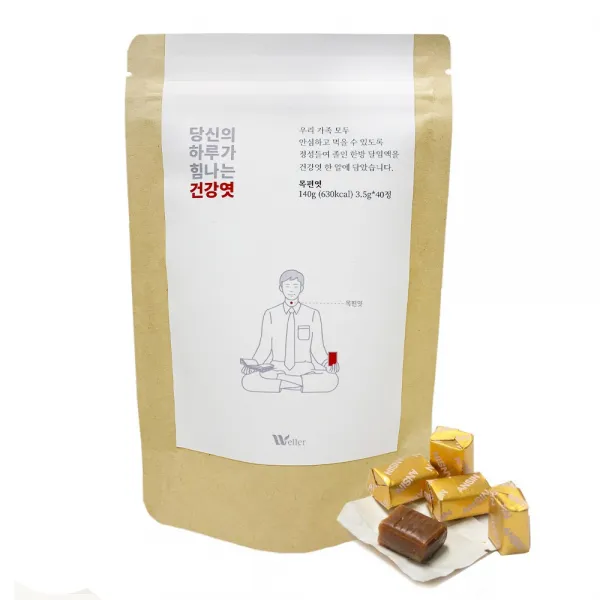 웰러 목편엿 대용량, 1팩, 140g