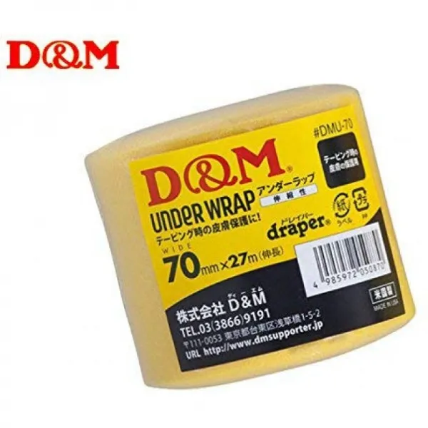 D & M (디안 엠) 포목상 언더 랩 70mm × 27m (신장) # DMU-70