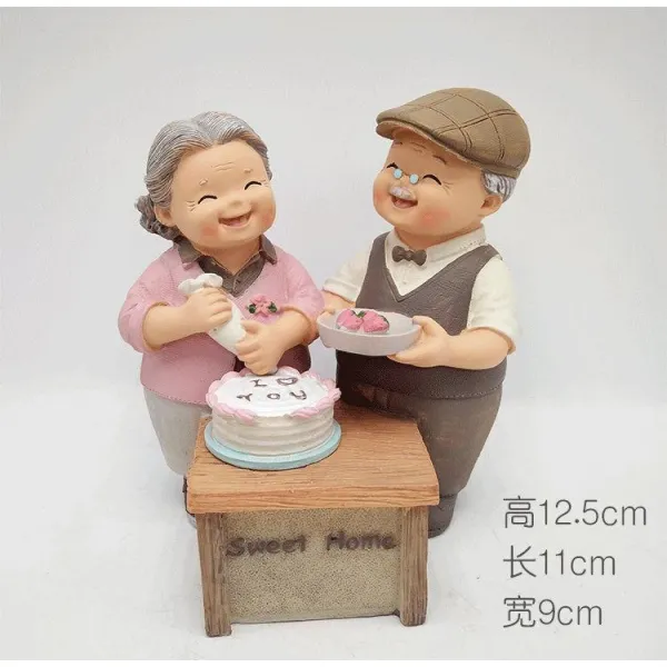 스더샵 선물 할머니 씨 아주머니는 영감 아빠 친구 롱 손윗사람 웨딩 결혼 할아버지, 본상품, 1041 -5케이크 만들기