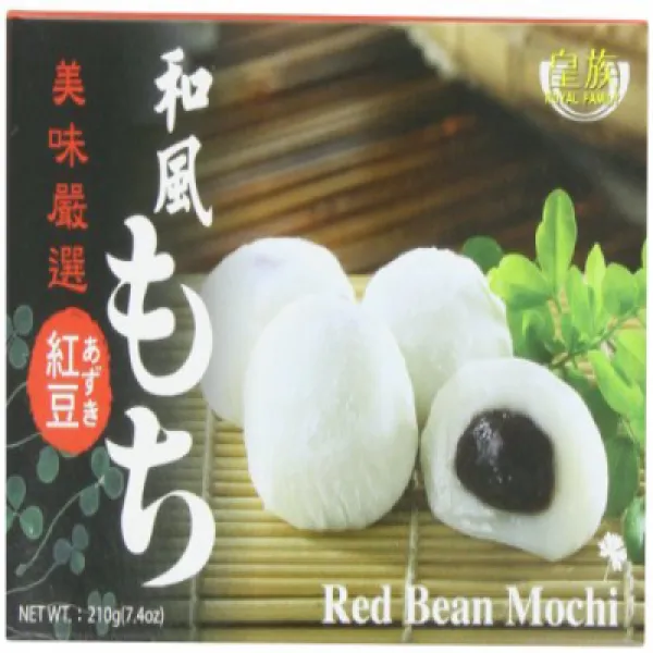 Royal Family Japanese Mochi Red Bean 7.4-Ounce (Pack of 8) 왕실 일본 산 떡 팥 209.8g (8 팩), 1